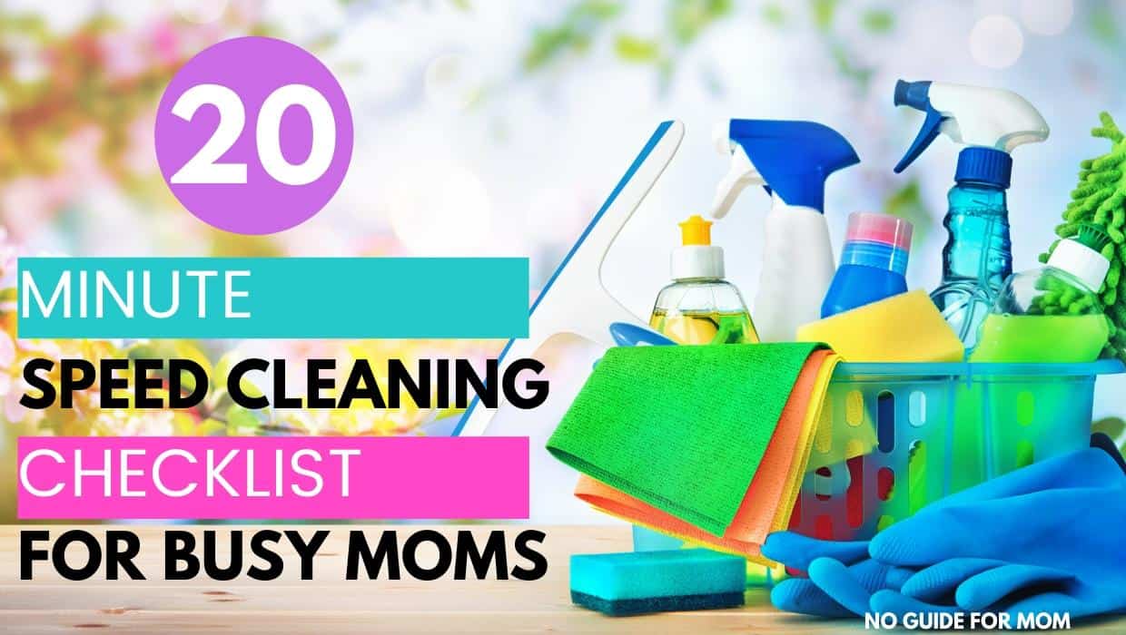 3 Focused Speed Cleaning Checklists for Last Minute Guests